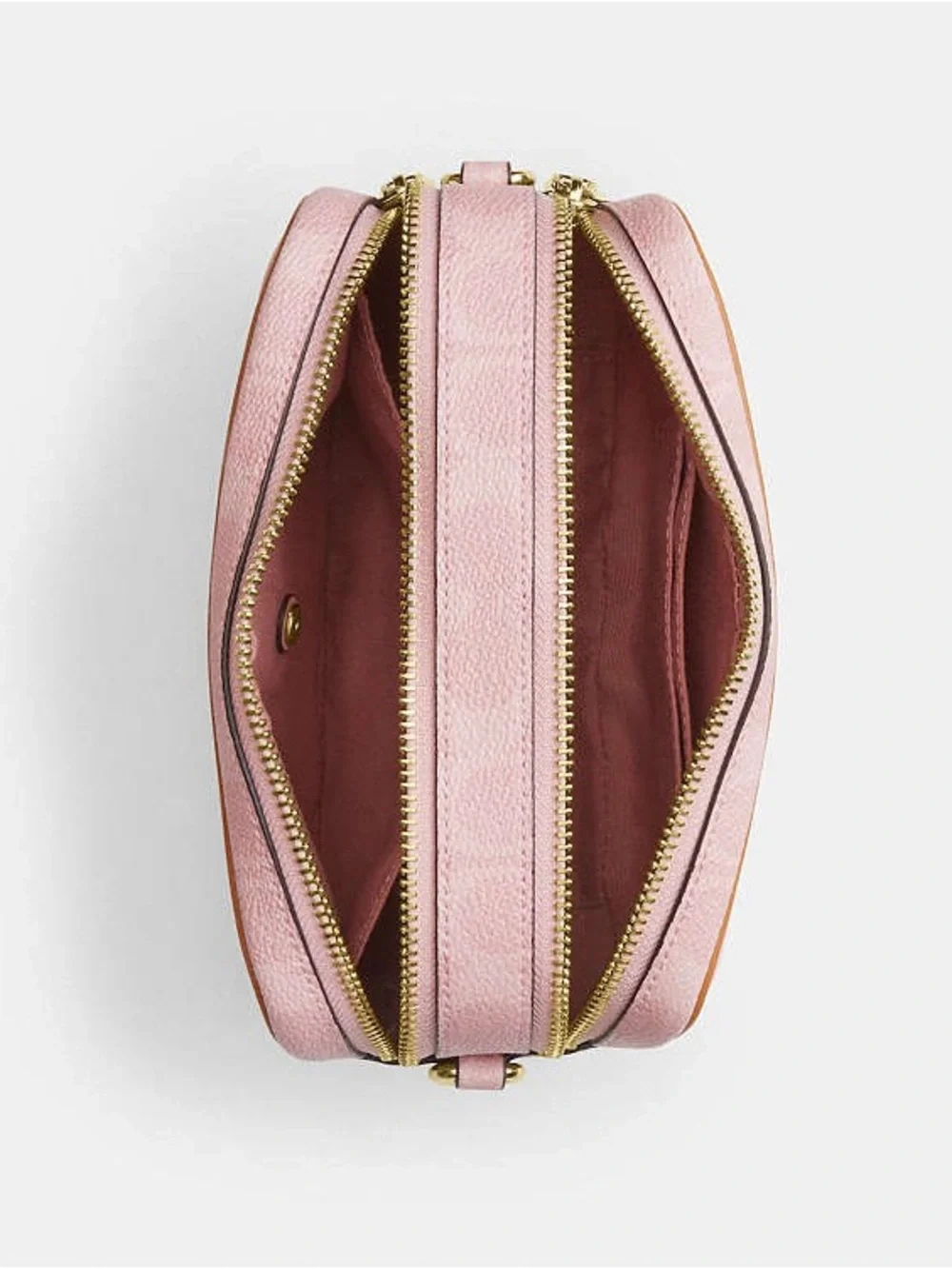 NWT Coach Powder Pink Mini Carey Crossbody Bag in Signature Canvas - Picture 11 of 13